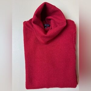 GAP Vintage Red Turtleneck Sweater Extra Small Soft Classic - XS